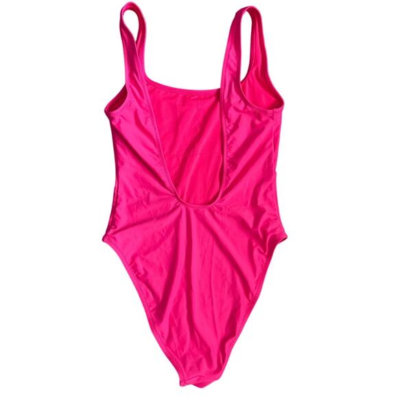 Aerie Astrology Scorpio Babewatch Cheekiest Pink One Piece Swimsuit Size Small - Picture 5 of 7